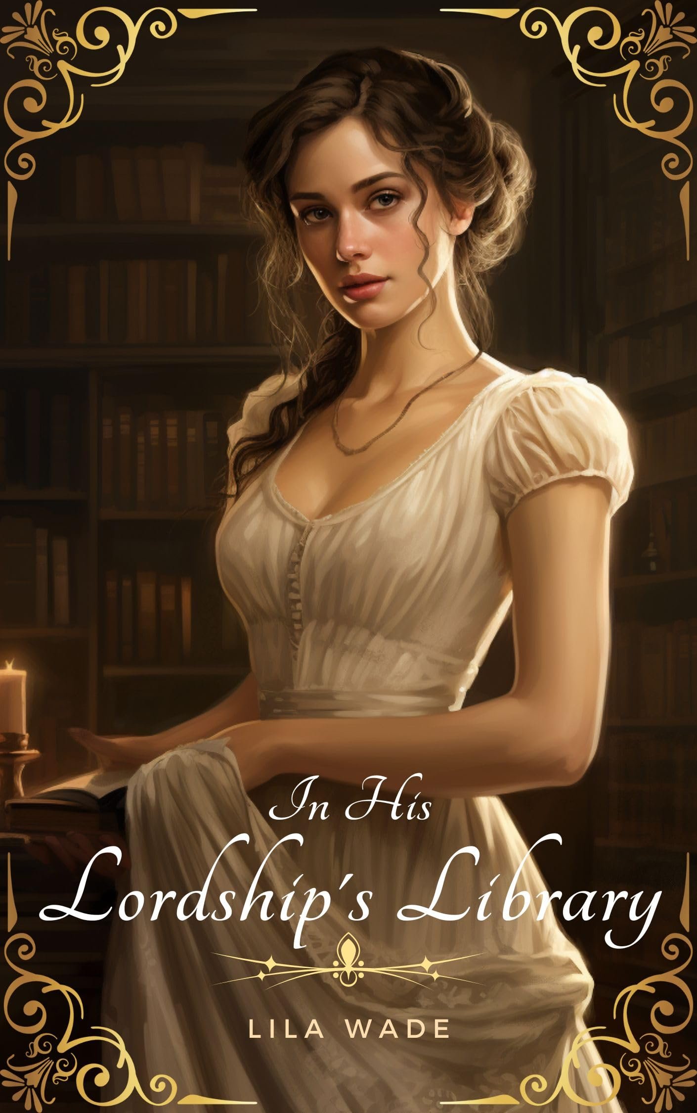 In His Lordship’s Library: A Regency Erotica Short Story (Very Racy Regency Book 1) Cover